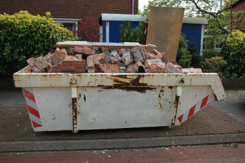 Professional garage clearance team at work in Hampstead Heath